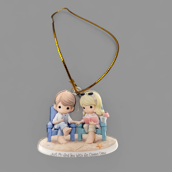 Beach Couple Ornament Just Me And You With An Ocean View Hanging Gift - Picture 1 of 6